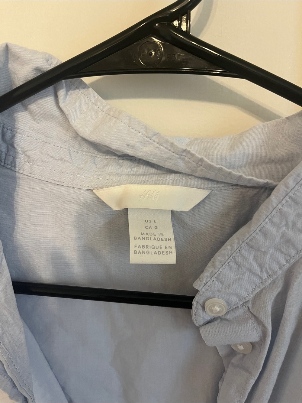 H&M Light Blue Button Down - Picture 2 of 3
